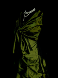 Classy Ball Gown V Neckline Olive Green Taffeta With Beadings Long Prom Dresses Trendy Party Dress For Women HZ0311
