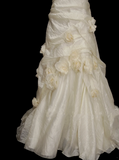 Wedding Gowns Dresses Elegant Modest for Bride Ball Gown One Shoulder With Flowers Petite/Plus Size Bridal Gowns For Women's HZ0311