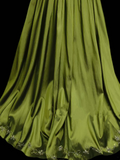 Classy Mermaid Sweetheart Olive Green Taffeta With Beadings Long Prom Dresses Trendy Party Dress For Women HZ0311