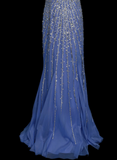 Classy Formal Mermaid Sweetheart Blue Sequins With Beads Style Impress Long 2026 Prom Dresses Party Gowns HZ0311