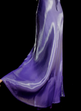 Vintage Mermaid Scoop Lilac Sleevless Backless Long 70s Prom Dresses Formal Gowns Inspo Evening Outfit HZ0311