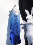 Elegant Mermaid Spaghetti Straps Royal Blue Velvet Long Prom Dresses Formal Dress Party Outfits Prom Gown HZ0311