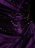 Vintage Ball Gown Strapless Purple Sweet 16 Dresses Quinceanera Dress Long 15 Vestidos De Fiesta HZ0311