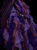 Vintage Ball Gown Strapless Purple Sweet 16 Dresses Quinceanera Dress Long 15 Vestidos De Fiesta HZ0311