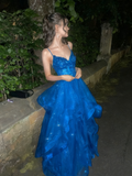 Modest long A line sweetheart dark burgundy sequins prom dress Formal Party Gown HZ0311
