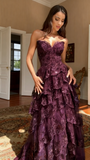 Special A Line Sweetheart Dark Navy Blue Lace Sequin Sleeveless Long Prom Dresses Inspo Prom Gown HZ0311