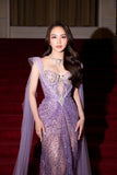 Fairy-tale Mermaid Lilac Sequin Long Prom Dresses For Teens Formal Dress Birthday Outfits Prom Gown HZ0311