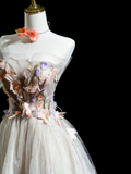 Retro Ball Gown Sweetheart Tulle Long Prom Dresses Impress 18th Birthday Outfits Prom Gown HZ0311