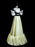 Classy A Line Off The Shoulder Satin Prom Dresses Formal Dress 18th Birthday Outfits Prom Gown HZ0311