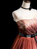 Modest A line Strapless Tulle Multi Colors Long Prom Dresses Formal Dress 20th Birthday Outfits Prom Gown HZ0311