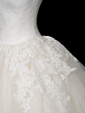 Princess Ball Gown Sweetheart Sleeveless Tulle Fitted Corset Long Wedding Dress Bride Gowns White Wedding Dresses HZ0311