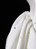 Princess Ball Gown Strapless Sleeveless Satin Fitted Corset Long Wedding Dress Bride Gowns White Wedding Dresses HZ0311
