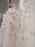 Timeless Ball Gown Spaghetti Strap Sleeveless Tulle Fitted Corset Long Wedding Dress Bride Gowns White Wedding Dresses HZ0311