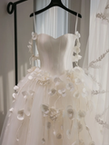 Timeless Ball Gown Spaghetti Strap Sleeveless Tulle Fitted Corset Long Wedding Dress Bride Gowns White Wedding Dresses HZ0311