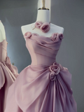 Charming Ball Gown Strapless Pink Prom Dresses Inspiration For Teens Formal Dress Party Outfits Prom Gown Ideas HZ0311