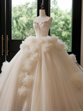 Ethereal Ball Gown Sweetheart Fitted Corset Sleeveless Tulle Wedding Dress Bride Gowns Wedding Dresses HZ0311