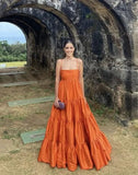 Simple A Line Spaghetti Straps Evening For Women Party Dresses Long Formal Prom Dress 18th Birthday Gown HZ0311