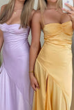 Long Prom Dresses With Split Mermaid Spaghetti Straps Maxi Long Party Prom Dresses Vestidos De Dia HZ0311