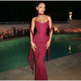 Elegant Sexy Mermaid Sweetheart Chiffon Prom Dresses Formal Summer Wedding Guest Outfit Birthday Outfits HZ0311