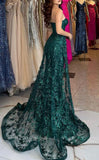 Satin Glitter Sweetheart Strapless Sleeveless Sequined Appliques Party Prom Evening Dress HZ0311