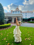 Modest Night Aesthetic Mermaid Sweetheart Tiered Layers Black Polka Dot College Formal Outfit Long Prom Graduation Dresses For Teens HZ0311