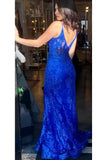 Shinning Mermaid Spaghetti Straps Hot Pink Sequined Lace For Women Party Dresses Long Formal Prom Dress 22th Birthday Gown HZ0311