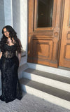 Sparkly Mermaid Sweetheart Prom Dresses For Plus Size Black People Girls Sequin Beaded Crystals Long Formal Evening Party Gown HZ0311