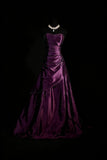 Sweetheart Satin A Line Prom Dresses Beaded Formal Evening Dress Formal Dress HZ0311