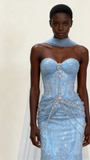 Shiny Prom Dress Sweetheart Pleated Tulle Mermaid Prom Gown Evening Dress Party Dress HZ0427