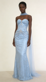 Shiny Prom Dress Sweetheart Pleated Tulle Mermaid Prom Gown Evening Dress Party Dress HZ0427