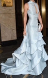 Mermaid / Trumpet Court Train Prom Dresses Evening Gown Ball Gown Formal Dress Elegant Celebrity Style For Women HZ0311