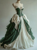 Vintage Sweetheart Tulle Lace Evening Dress Ball Gown Pleated Prom Dress Vestidos De Dia HZ0311