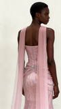 Shiny Prom Dress Sweetheart Pleated Tulle Mermaid Prom Gown Evening Dress Party Dress HZ0427