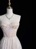 Timeless A line Sweetheart Lace White Long Wedding Dress Fairytale Boho Bridal Dresses HZ0311