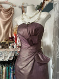 Retro Mermaid Strapless Long Prom Dresses For Teens Evening Outfits Formal Dress HZ0311