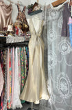 Elegant Mermaid Scoop Gold Long Prom Dresses For Teens Evening Outfits Formal Dress HZ0311