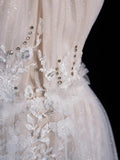 Classic Mermaid Halter Wedding Dresses Lace White With Appliques Vintage Brides Dress Summer Bridal Gowns HZ0311