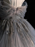 Modest Ball Gown Off The Shoulder Sheath Long Prom Dress Evening Outfits Semi Formal Dress HZ0311