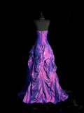 Vintage Mermaid 1950s Sweetheart Grape With Beaded Gems Long Prom Dresses Party Dress 18th Birthday Outfits HZ0311