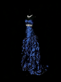 Retro Ball Gown Sweetheart Royal Blue With Silver Beaded Party Dresses Long Prom Dresses Impress Senior Formal Dance Dress HZ0311