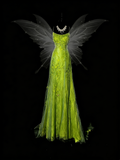 Stunning Mermaid Spaghetti Straps Green Tulle Lace Long Prom Dresses Evening Outfits Formal Dress HZ0311