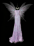 Stunning Mermaid Spaghetti Straps Lilac Tulle Lace Long Prom Dresses Evening Outfits Formal Dress HZ0311