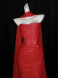 Stunning Mermaid Sweetheart Red Tulle With Scarf Long Prom Dresses Inspiration Evening Dress Princess Graduation Gown HZ0311